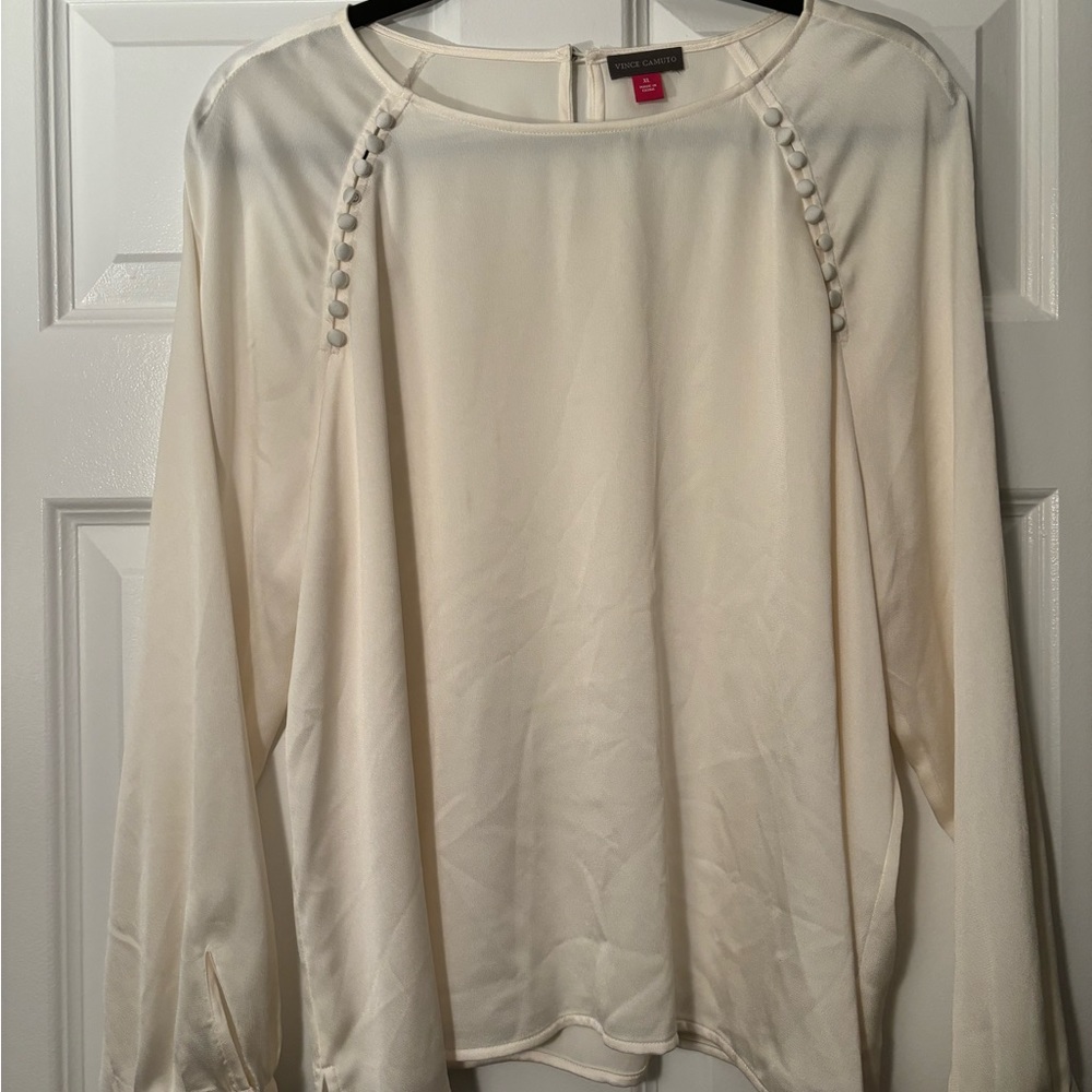 Vince Camuto Cream ivory Blouse - Picture 1 of 4